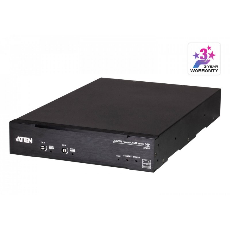 ATEN Amplificateur de puissance 2 x 60 W avec DSP
