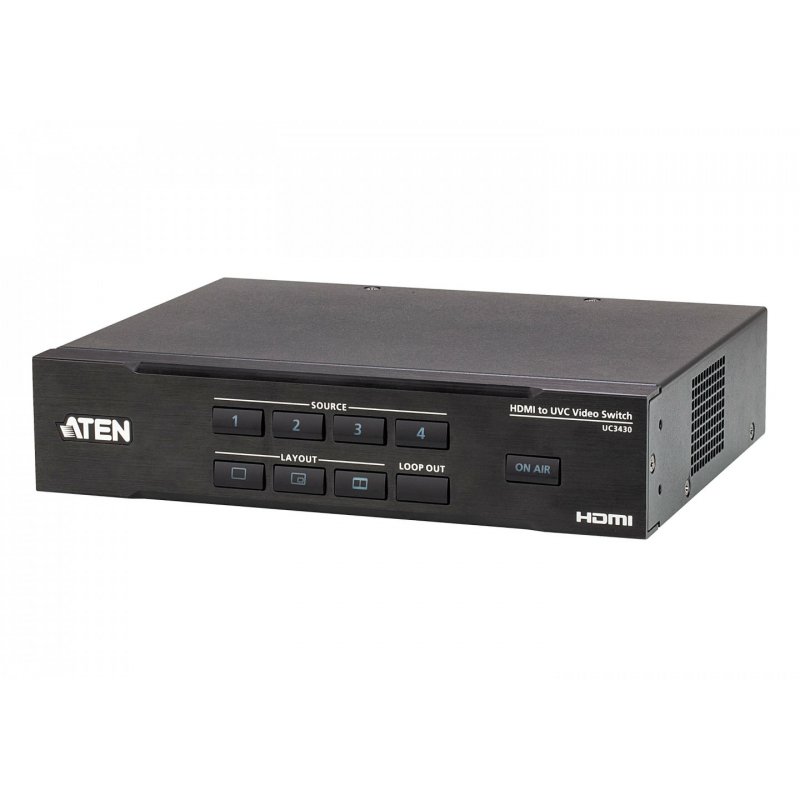 ATEN CAMLIVE PRO 4K 4-Input HDMI to USB Video Switcher