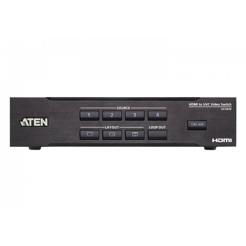 ATEN CAMLIVE PRO 4K 4-Input HDMI to USB Video Switcher