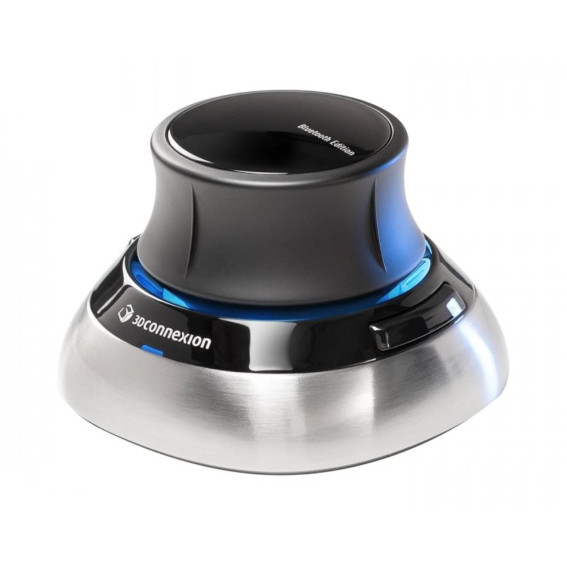 3Dconnexion SpaceMouse souris Bureau RF Wireless Bluetooth USB Type-A 6DoF