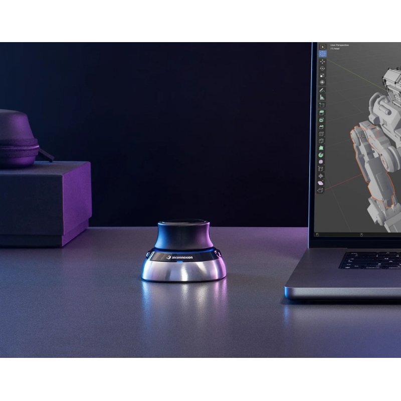 3Dconnexion SpaceMouse souris Bureau RF Wireless Bluetooth USB Type-A 6DoF