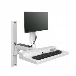 Ergotron 45-618-251 support et équerre de station de travail/PC tout en un 10,7 kg Blanc 68,6 cm (27")