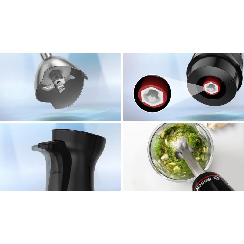 Bosch Serie 4 MSM4B623 blender 0.6 L Immersion blender 1000 W Anthracite Transparent