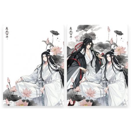 Grandmaster of Demonic Cultivation carte effet 3D Wei Wuxian & Lan Wangji 12 x 16 cm