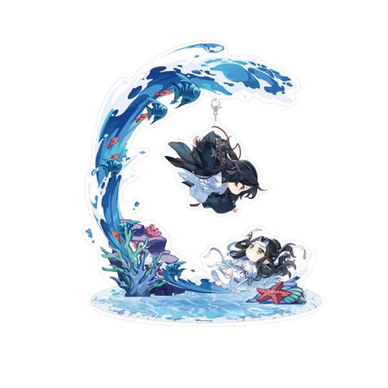 Grandmaster of Demonic Cultivation diorama acrylique Wei Wuxian & Lan Wangji Zhao Xi Chi Ver. 18 cm