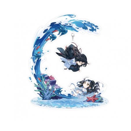 Grandmaster of Demonic Cultivation diorama acrylique Wei Wuxian & Lan Wangji Zhao Xi Chi Ver. 18 cm