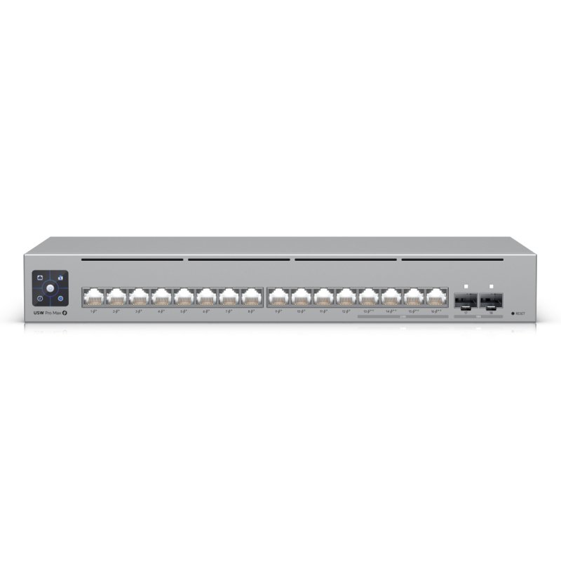 Ubiquiti Pro Max 16 PoE Managed Switch 2x 10G SFP , 4x 2.5GbE (PoE ), 12x 1GbE (PoE )
