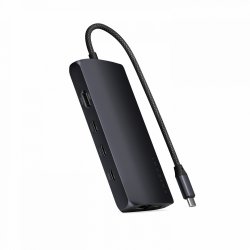 Satechi USB-C Multiport Adapter 8K with Ethernet V3 midnight