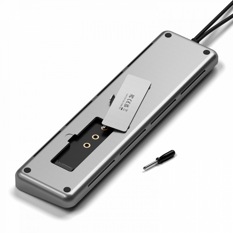 Station d'accueil portable USB-C 3.0 Satechi Multimedia Adapter (Gris)