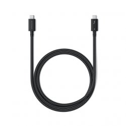 Satechi Thunderbolt 4 Pro Cable, Länge: 1 Meter Datenübertragung von bis zu 40 Gbit/s, Ladeleistung von bis zu 240W,
