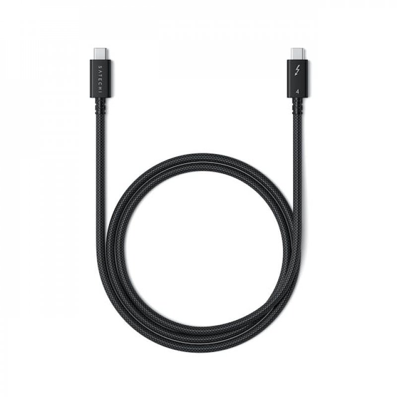 Satechi Thunderbolt 4 Pro Cable, Länge: 1 Meter Datenübertragung von bis zu 40 Gbit/s, Ladeleistung von bis zu 240W,