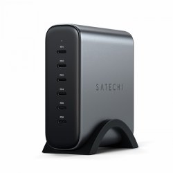 Chargeur secteur Satechi GaN 6x port USB-C 200W (Gris)