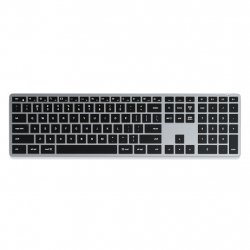 Satechi SLIM X3 keyboard Home Bluetooth QWERTZ German Black, Grey
