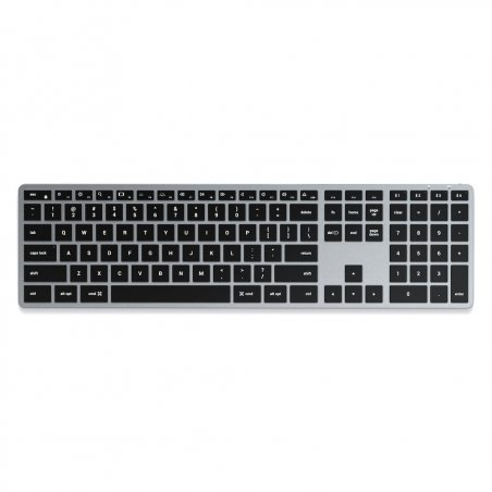 Satechi SLIM X3 keyboard Home Bluetooth QWERTZ German Black, Grey