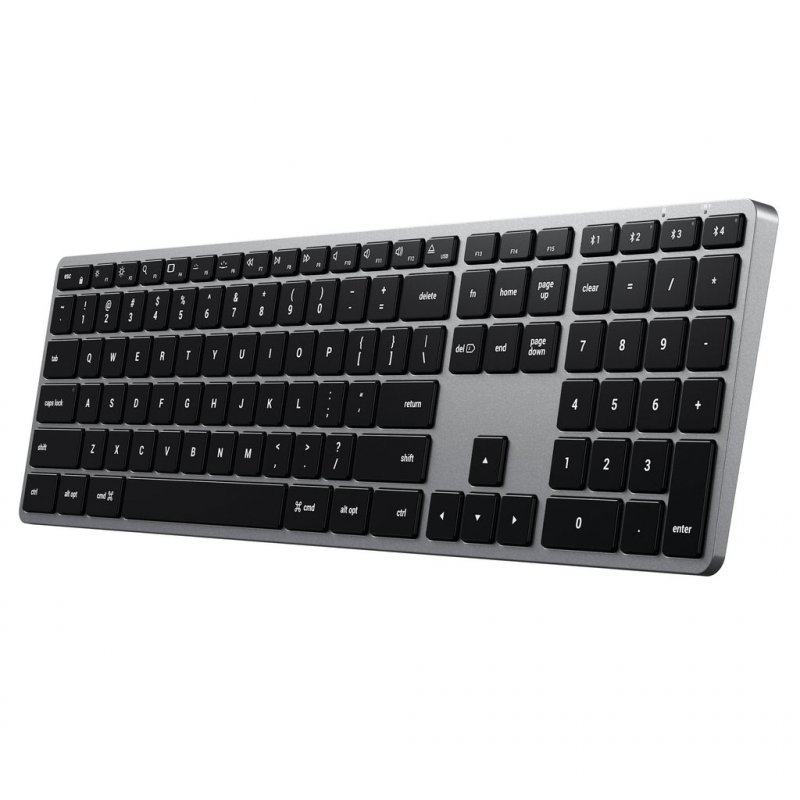 Satechi SLIM X3 keyboard Home Bluetooth QWERTZ German Black, Grey