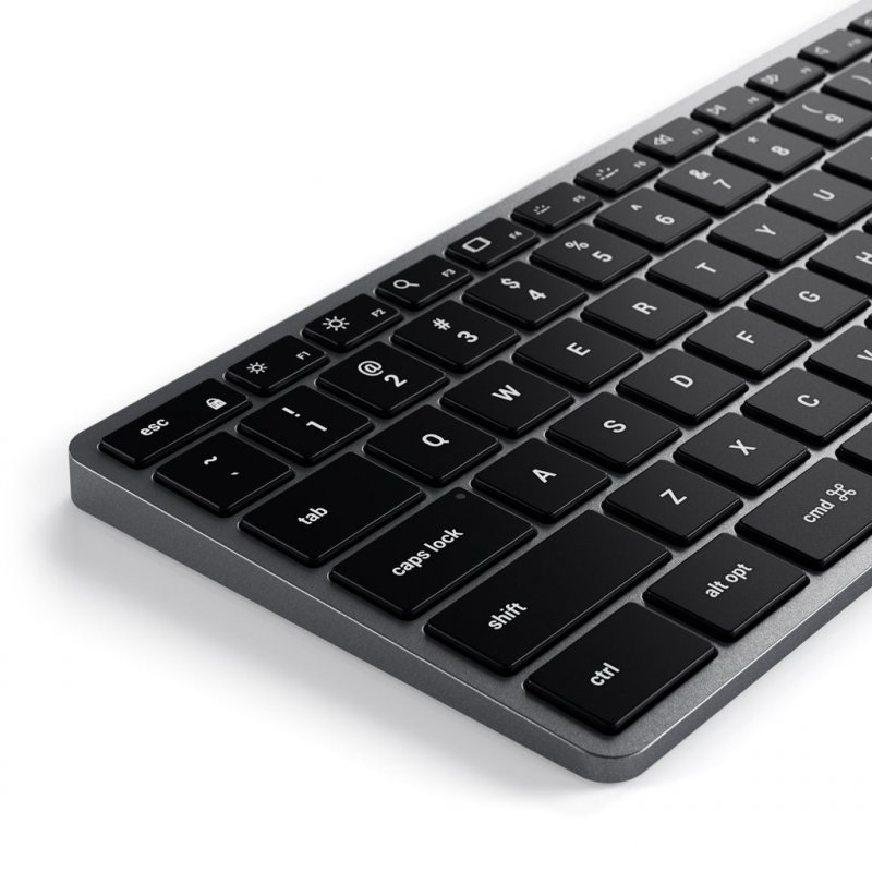 Satechi SLIM X3 keyboard Home Bluetooth QWERTZ German Black, Grey