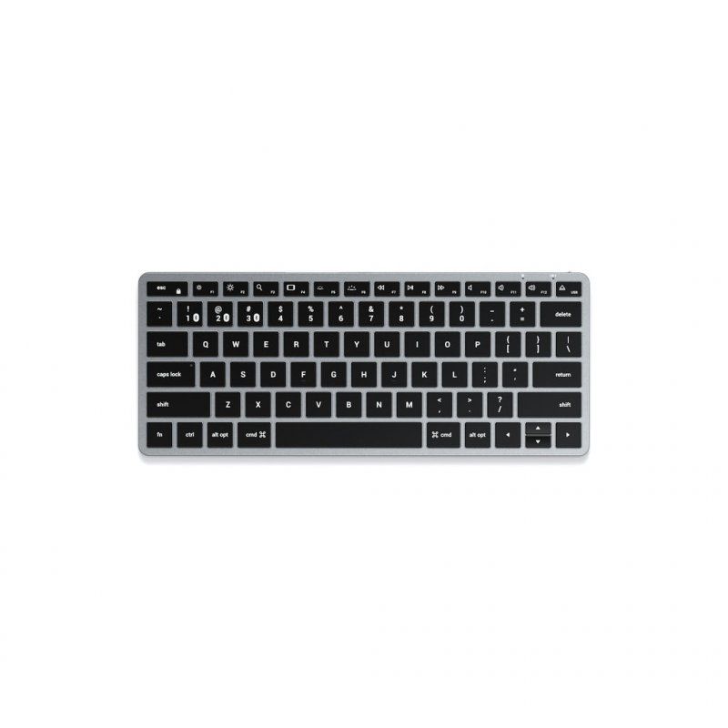 Satechi Slim X1 keyboard Office Bluetooth QWERTZ German Black, Grey