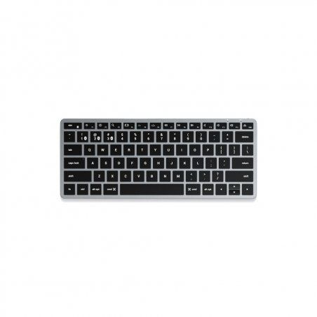 Satechi Slim X1 keyboard Office Bluetooth QWERTZ German Black, Grey