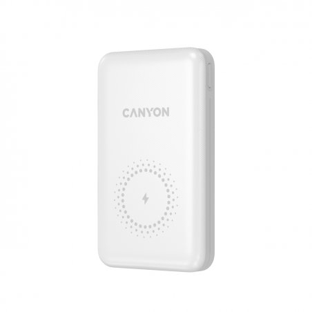 Canyon PB-1001 Lithium Polymer (LiPo) 10000 mAh Wireless charging White