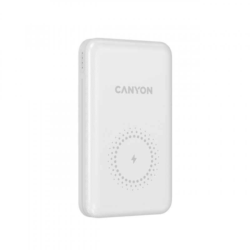 Canyon PB-1001 Lithium Polymère (LiPo) 10000 mAh Recharge sans fil Blanc