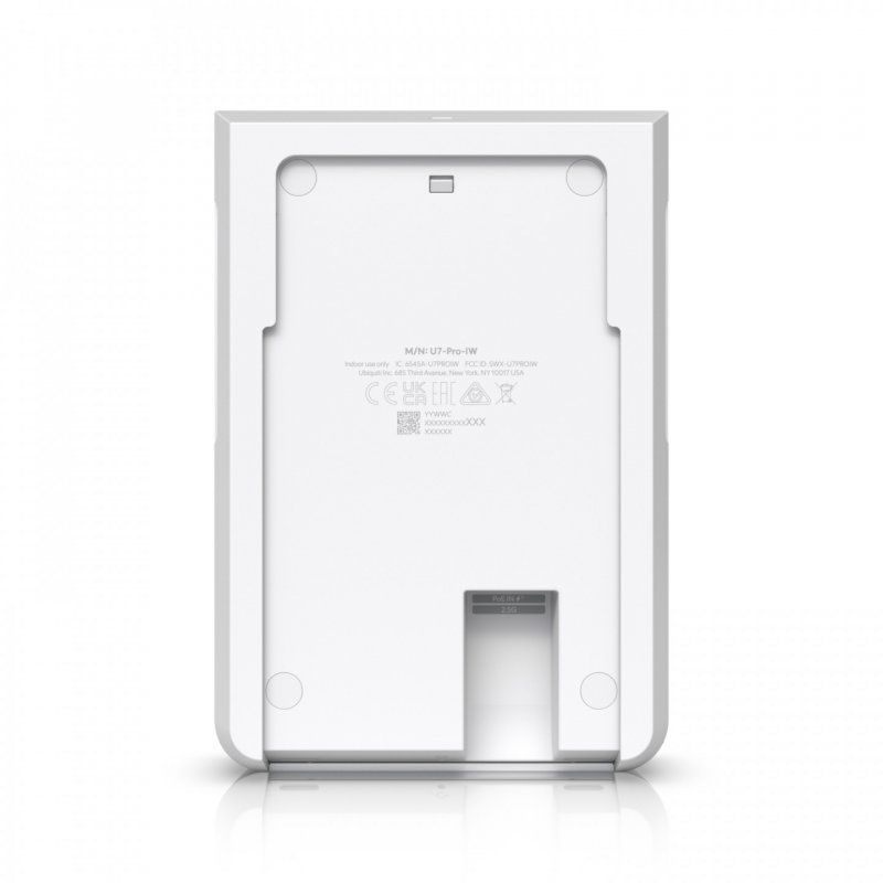 Ubiquiti U7 Pro Wall 5700 Mbit/s Blanc Connexion Ethernet, supportant l'alimentation via ce port (PoE)