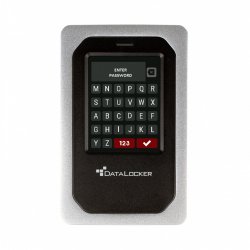 DataLocker DL4 FE 7,6 To Aluminium, Noir