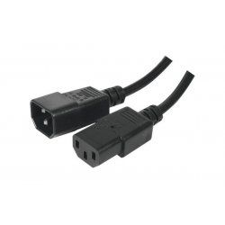AC Power extension cord monitor/UPS LSZH Black- 3 m