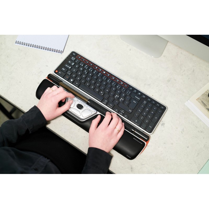 CONTOUR DESIGN Centred mouse RollerMouse Red