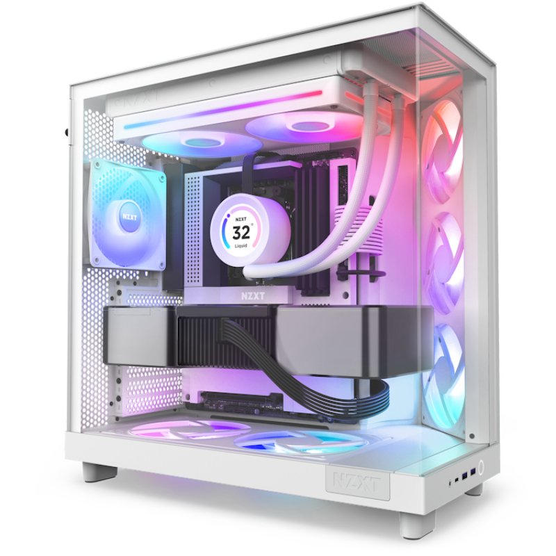 NZXT RF-U28HF-W1 computer cooling system Computer case Fan White 1 pc(s)