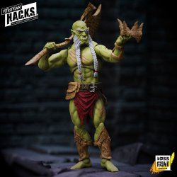 Vitruvian H.A.C.K.S. figurine Mighty Orc Sovran Bur'Zagi