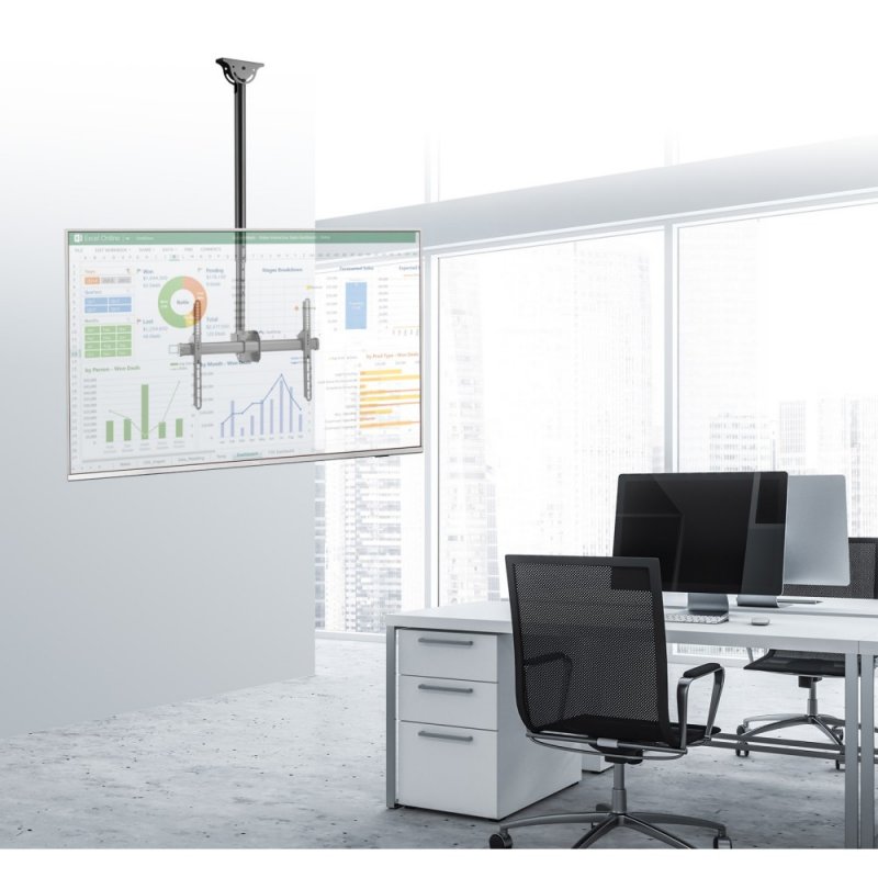 Techly ICA-CPLB 946L montage des affichages de messages 177,8 cm (70") Noir