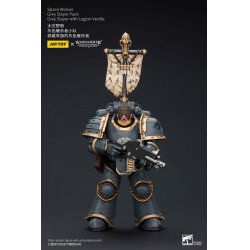 Warhammer The Horus Heresy figurine 1/18 Space Wolves Grey Slayer Pack Grey Slayer With Legion Vexilla 12 cm