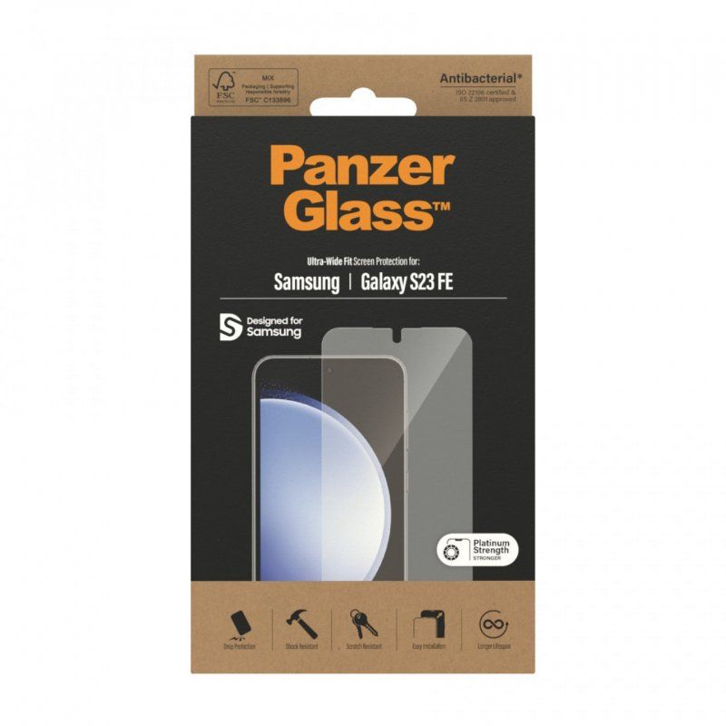 PanzerGlass 7341 mobile phone screen/back protector Clear screen protector Samsung 1 pc(s)