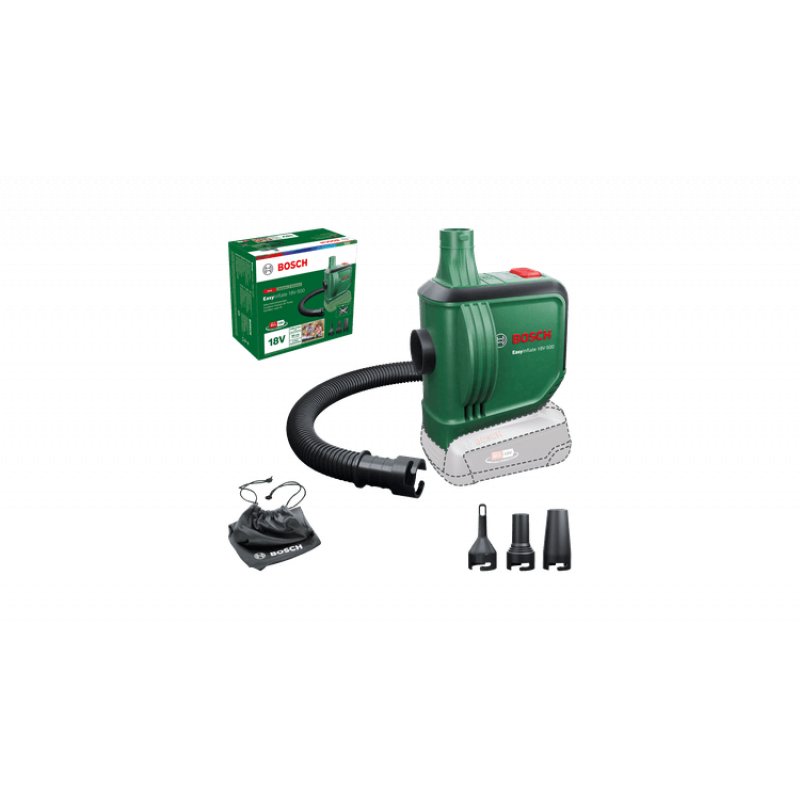 Akku-Luftpumpe EasyInflate 18V-500, 18Volt (grün/schwarz, Li-Ionen Akku 2,0Ah, POWER FOR ALL ALLIANCE)