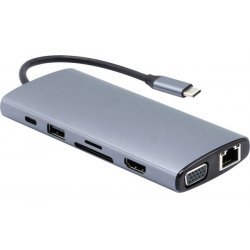 Dock USB-C HDMI VGA Gigabit PXE SD Jack PD100W