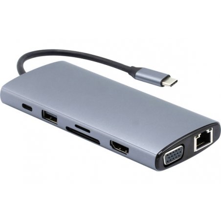 Dock USB-C HDMI VGA Gigabit PXE SD Jack PD100W
