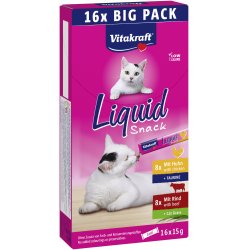 Vitakraft - Liquid Snack Multipack with chicken and beef for cats 16x15gr - (58554)