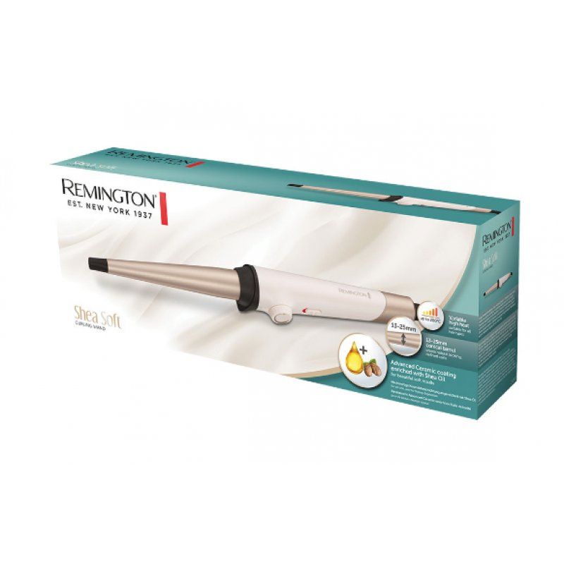 Remington CI4740 brosse soufflante et fer à lisser Fer à boucler À chaleur Beige, Noir