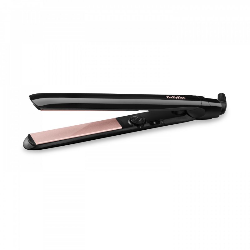 BaByliss Smooth Control 235 Fer à lisser À chaleur Noir, Rose doré 3 m