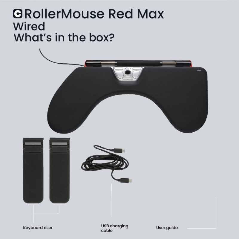 Contour Design Souris RollerMouse Red Max, filaire