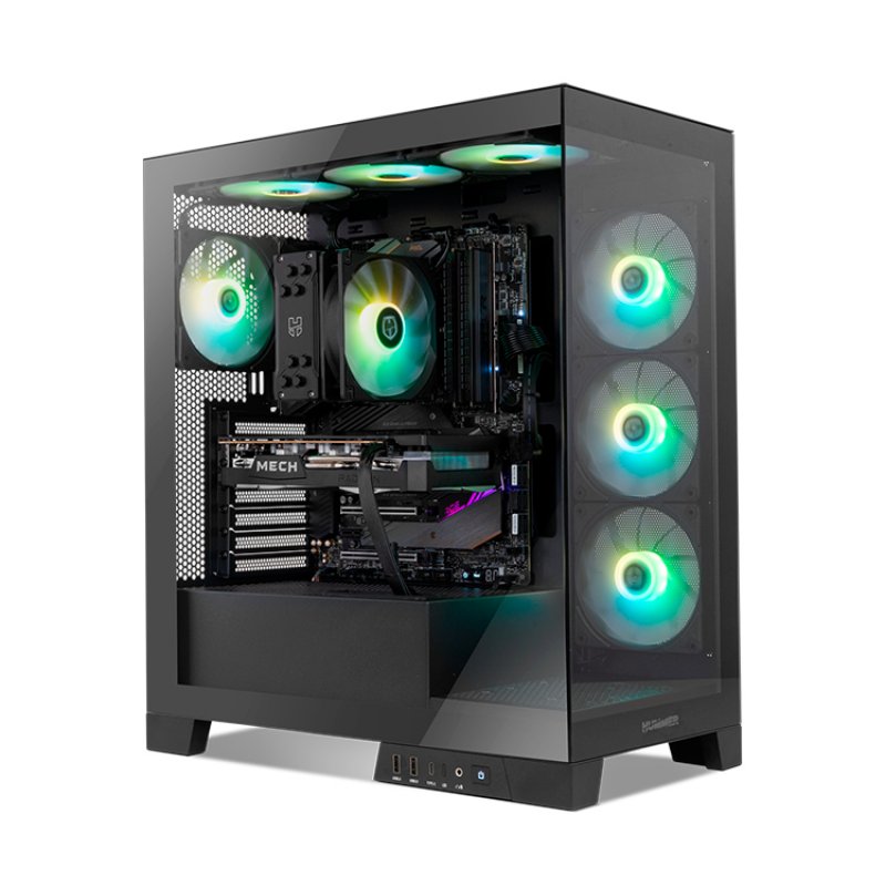 NOX Hummer Glock Black Midi Tower