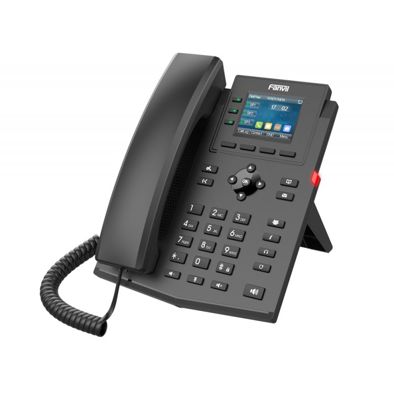 Fanvil X303W IP phone Black 4 lines LCD Wi-Fi