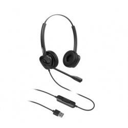 Fanvil HT302-U headphones/headset Wired Head-band Office/Call center USB Type-A Black