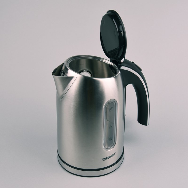 Feel-Maestro MR059 electric kettle 1.7 L 2000 W Black, Stainless steel