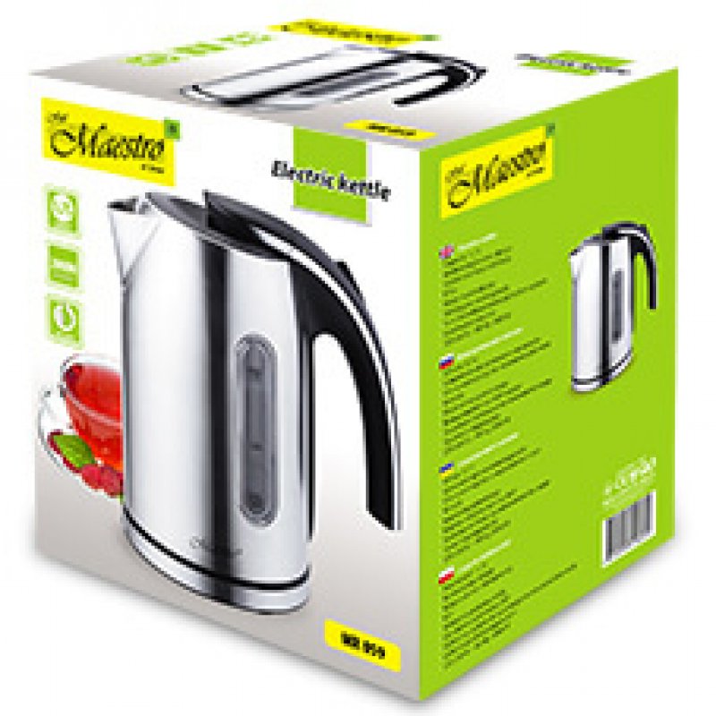 Feel-Maestro MR059 electric kettle 1.7 L Stainless steel 2000 W