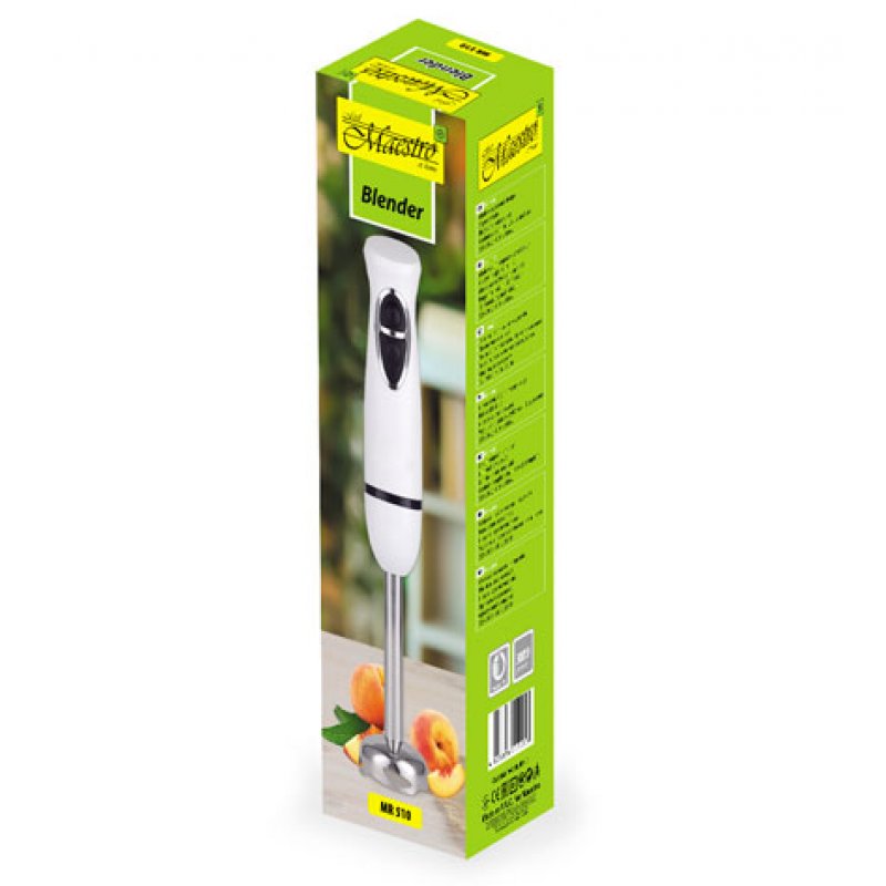 Feel-Maestro MR510 blender Mixeur de cuisine 300 W Noir, Blanc