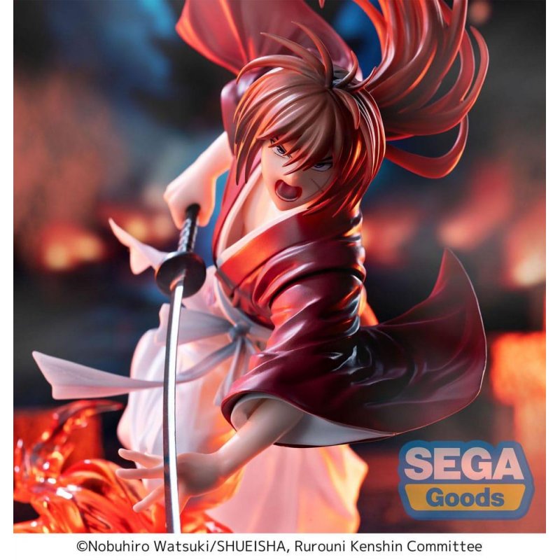 KENSHIN LE VAGABOND - Kenshin Himura - Statuette Luminasta 15cm