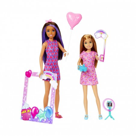 Barbie - Celebration Fun Birthday Skipper and Stacie Doll (HKB12)