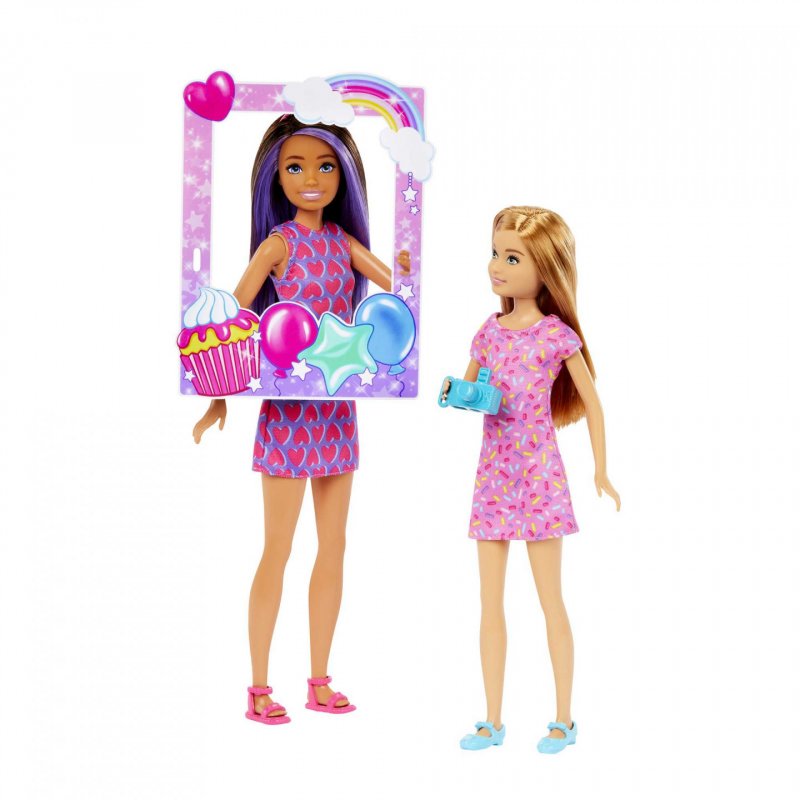 Barbie - Celebration Fun Birthday Skipper and Stacie Doll (HKB12)