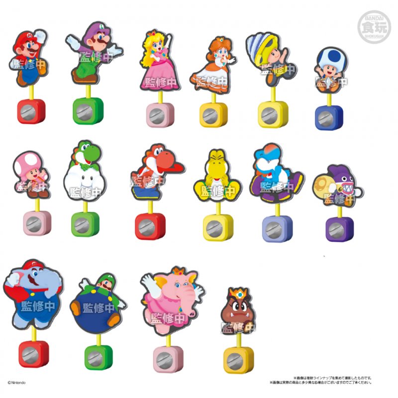 SUPER MARIO BROS. WONDER - Assortiments 16 Panel Clip Stand 8cm